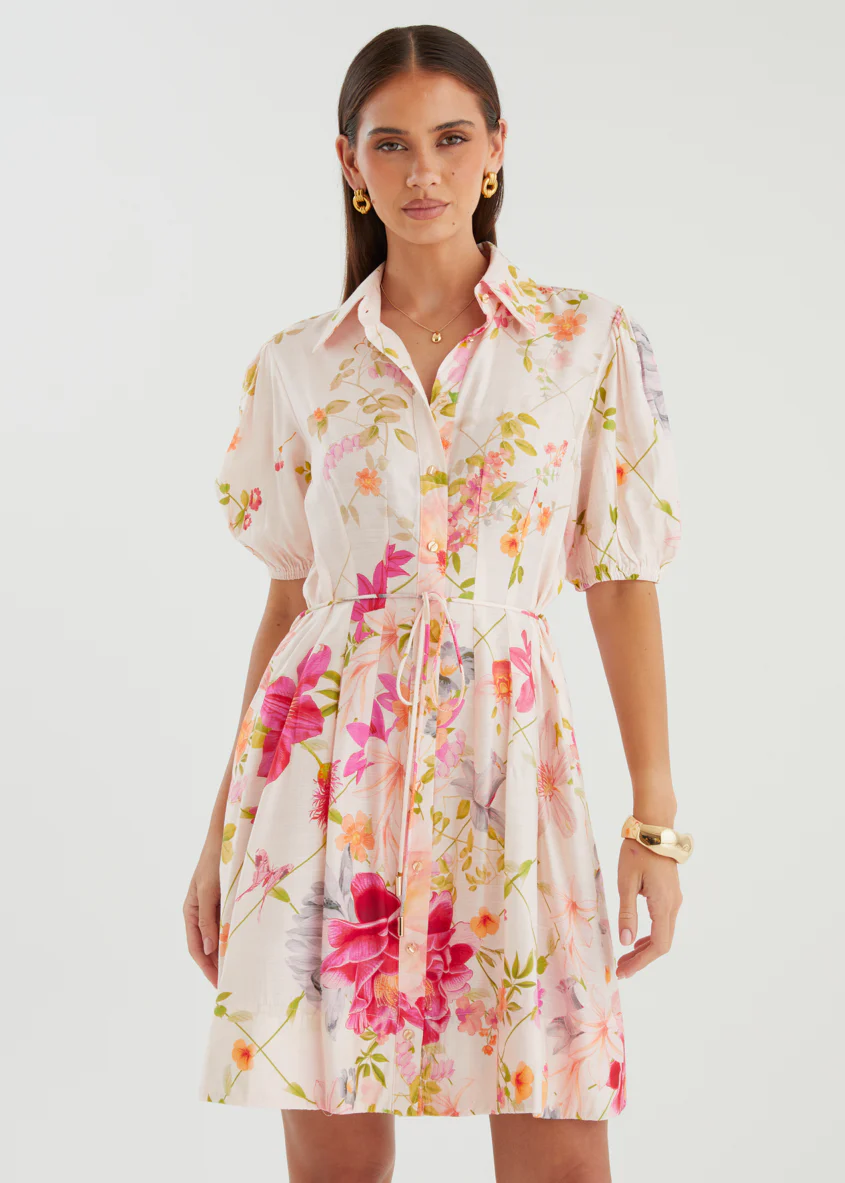 Lennoa Dress - Pink Floral - Image 5