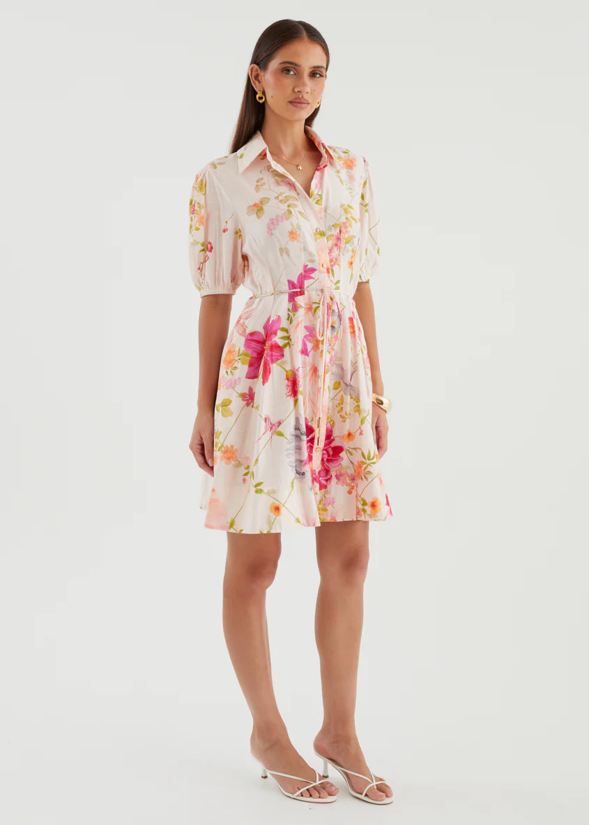 Lennoa Dress - Pink Floral - Image 8