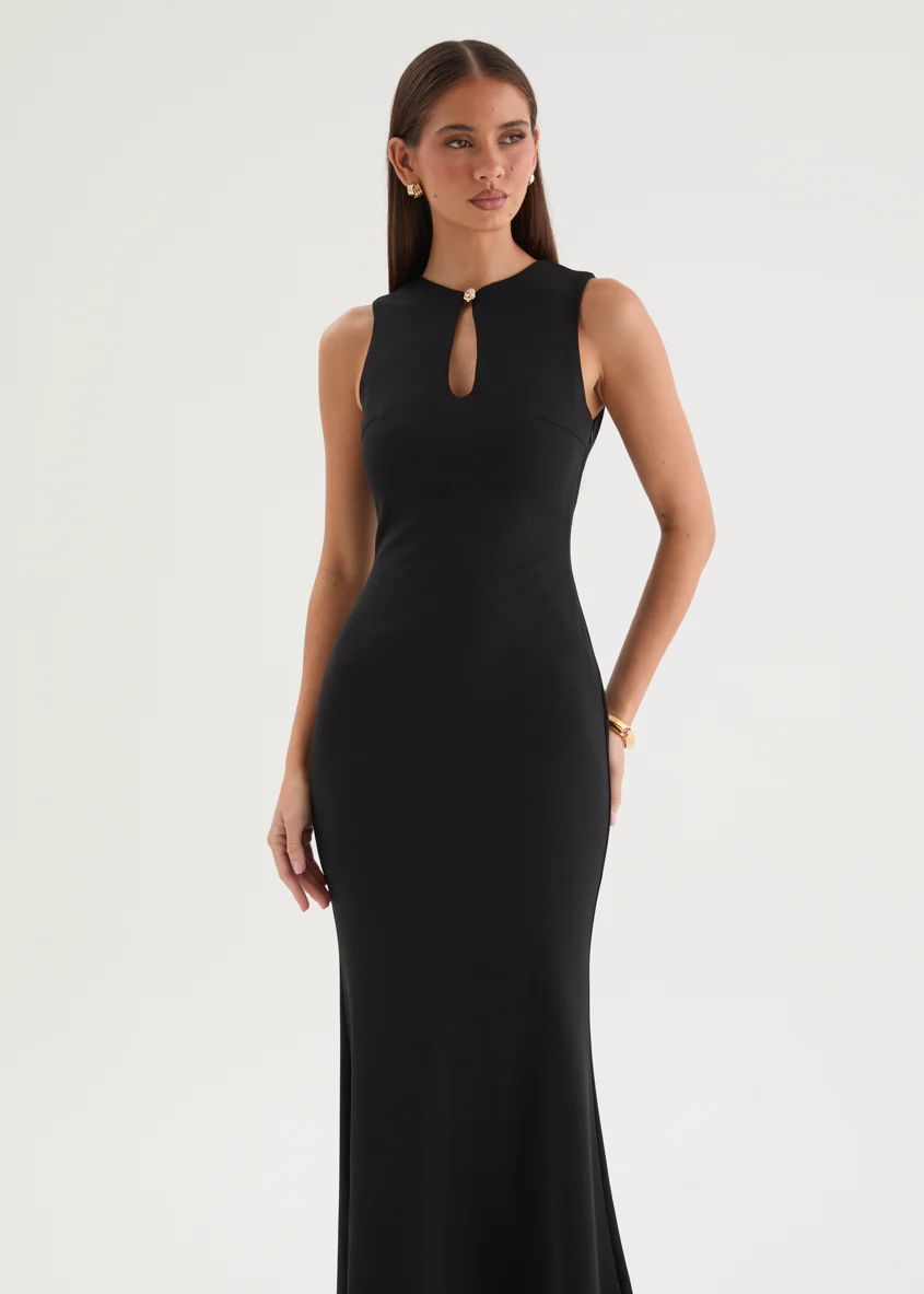 Leonie Maxi Dress - Black - Image 3
