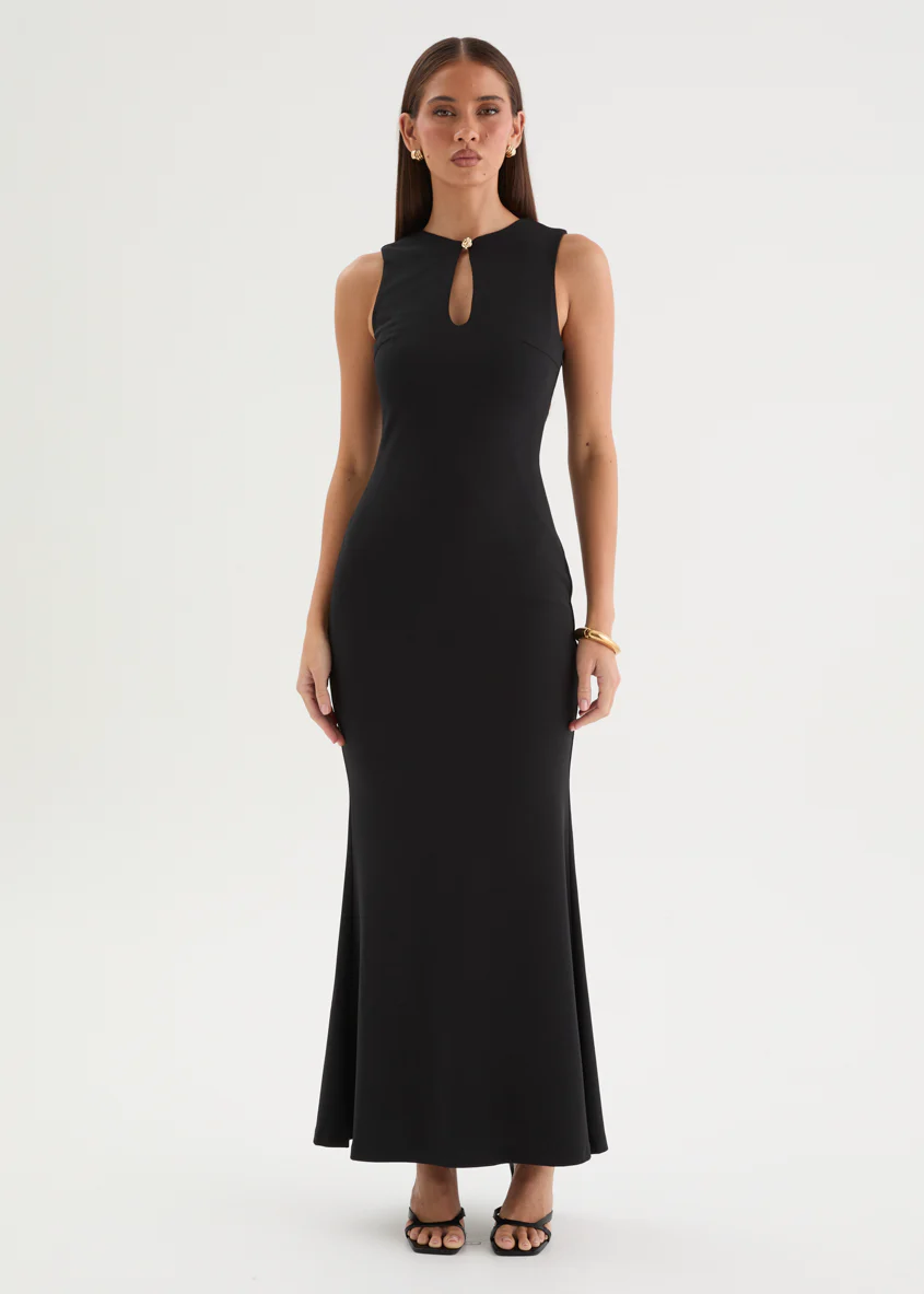 Leonie Maxi Dress - Black - Image 4