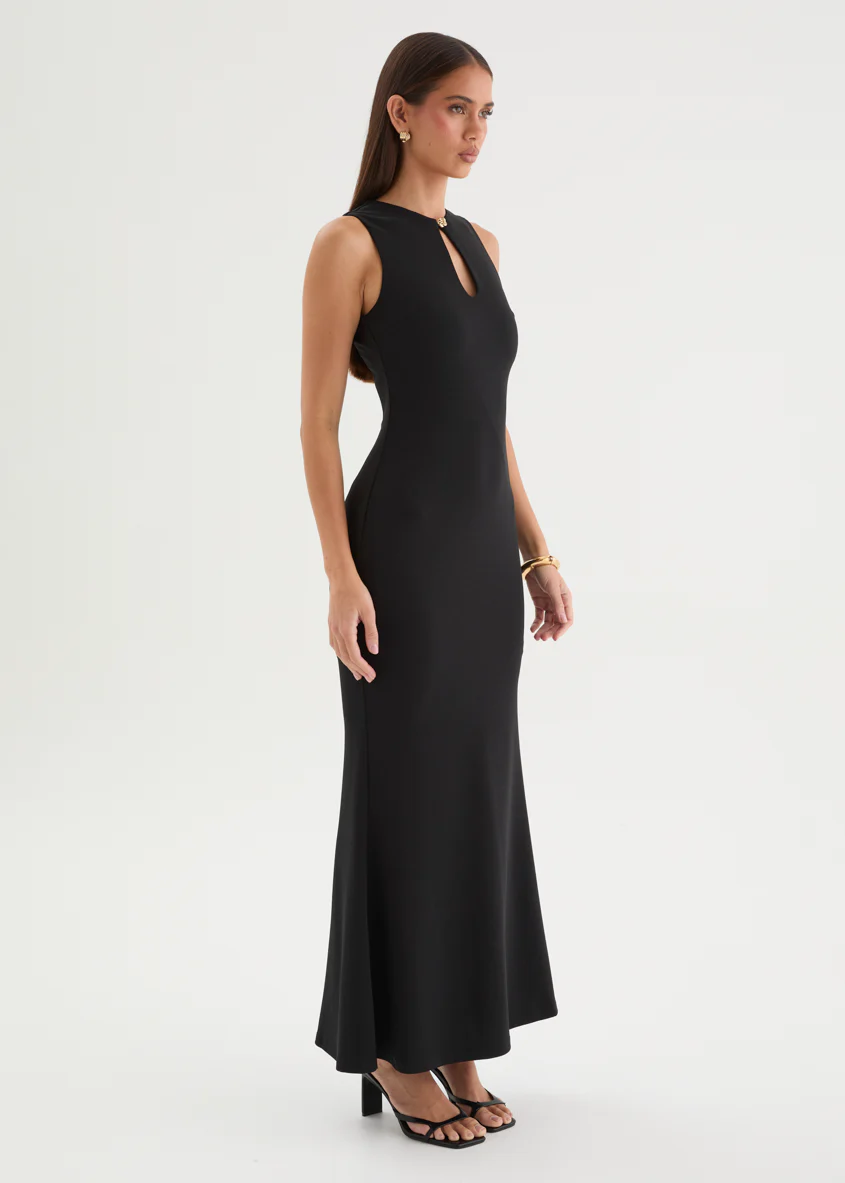 Leonie Maxi Dress - Black - Image 5