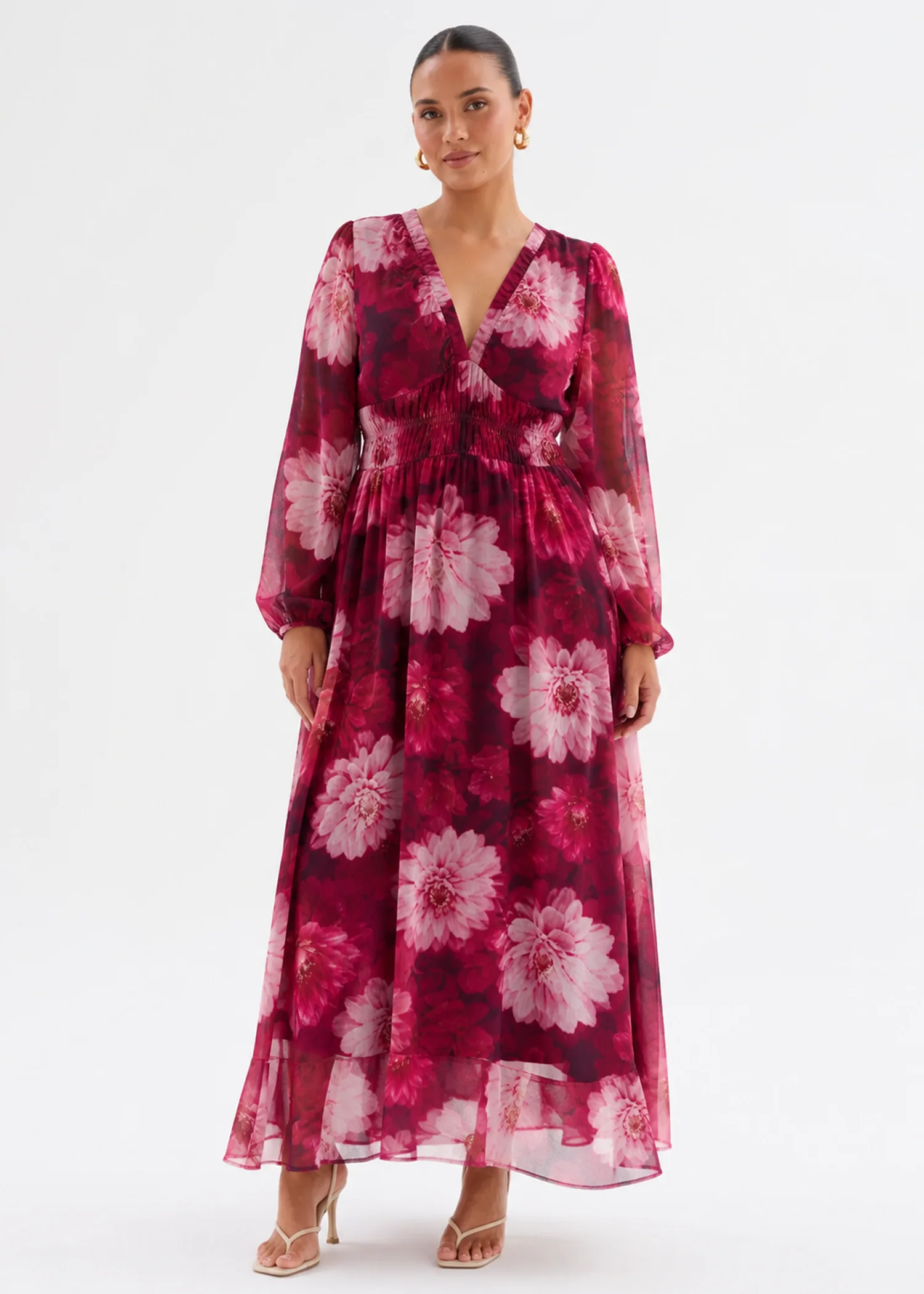 Lilah Midi Dress - Ruby Dahlia - Image 5