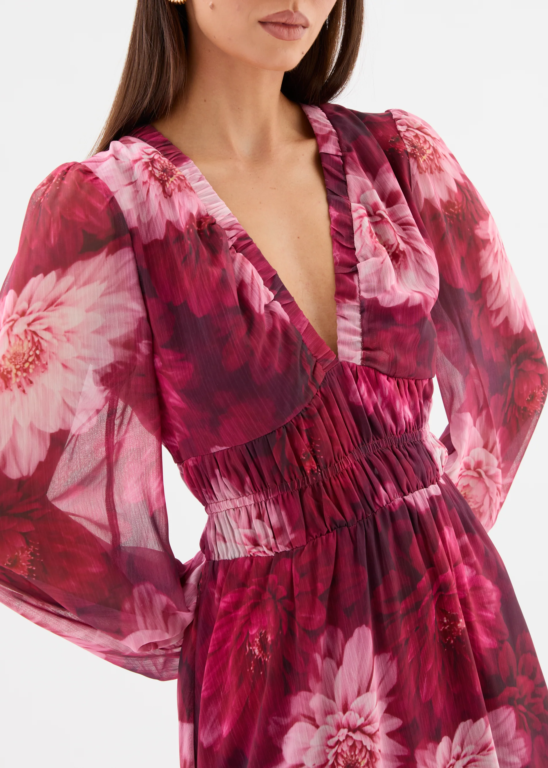 Lilah Midi Dress - Ruby Dahlia - Image 7