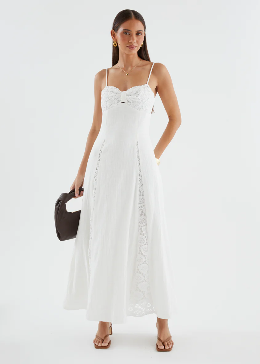 Lilianne Maxi Dress - White - Image 5