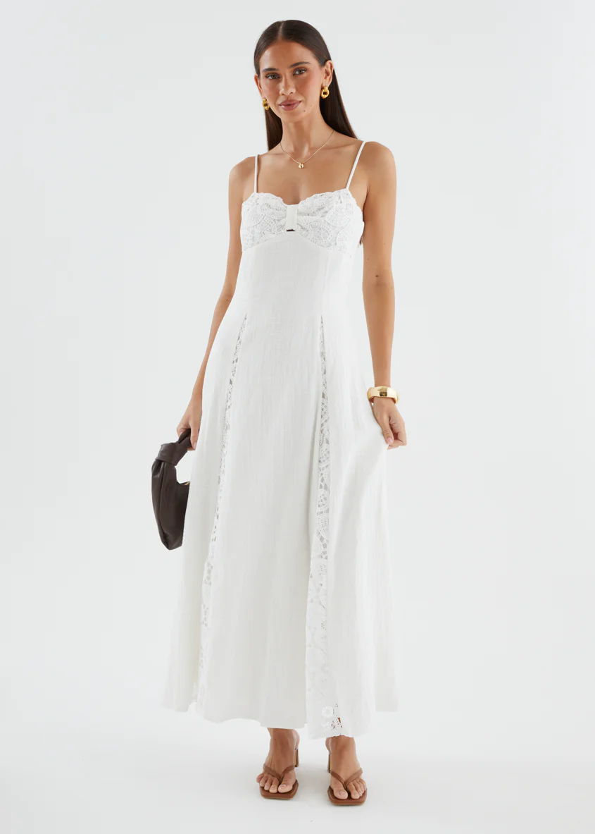 Lilianne Maxi Dress - White - Image 7