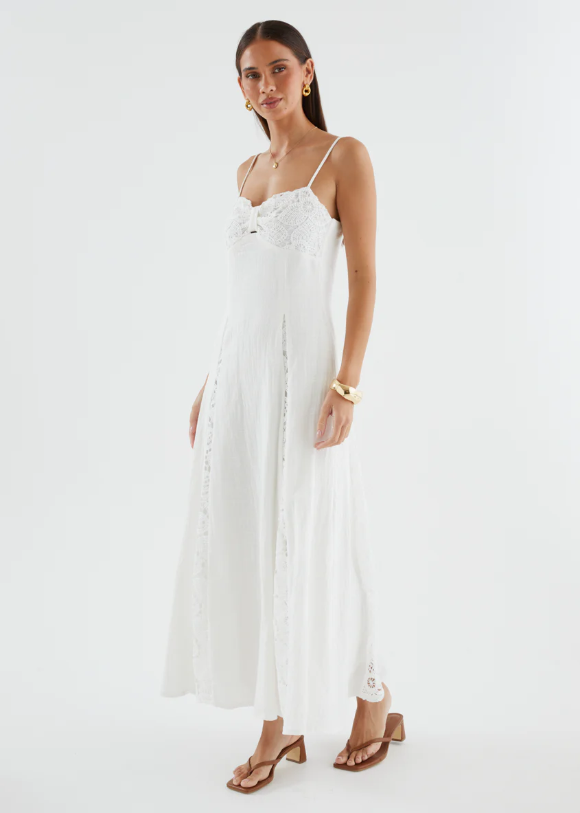 Lilianne Maxi Dress - White - Image 8