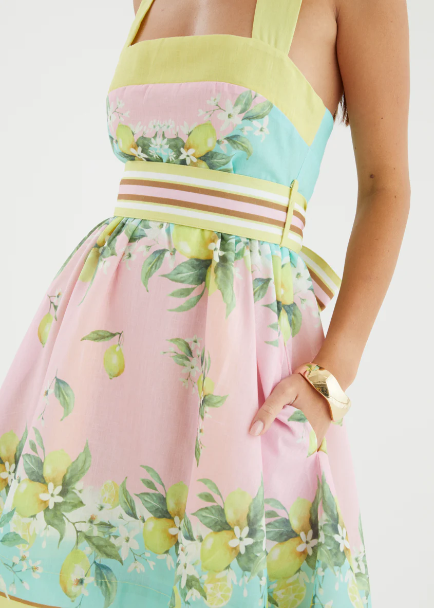 Lirella Dress - Lemoncello - Image 10