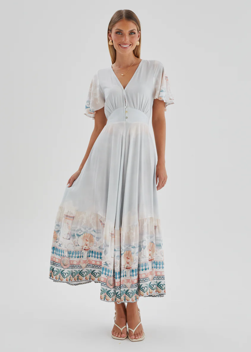 Liyana Maxi Dress - Siren Seas