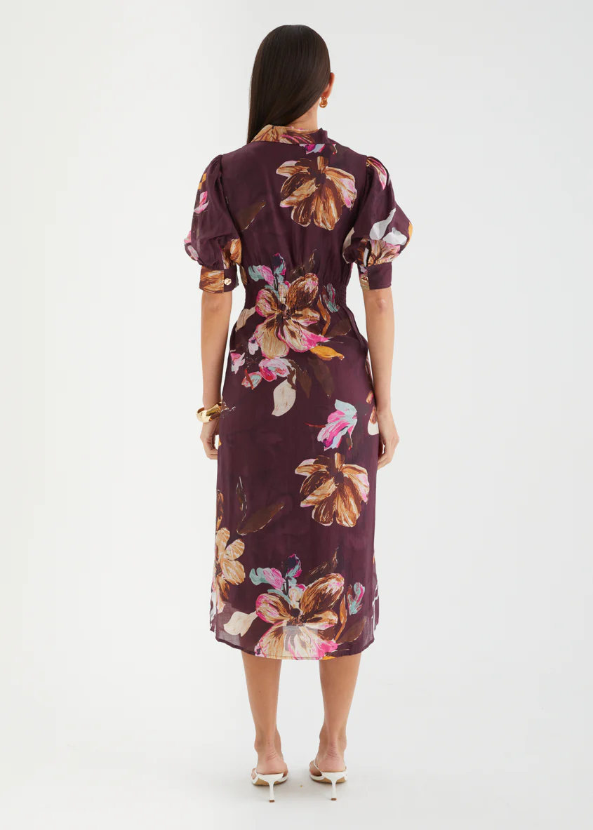 Lizah Midi Dress - Acai Floral - Image 6