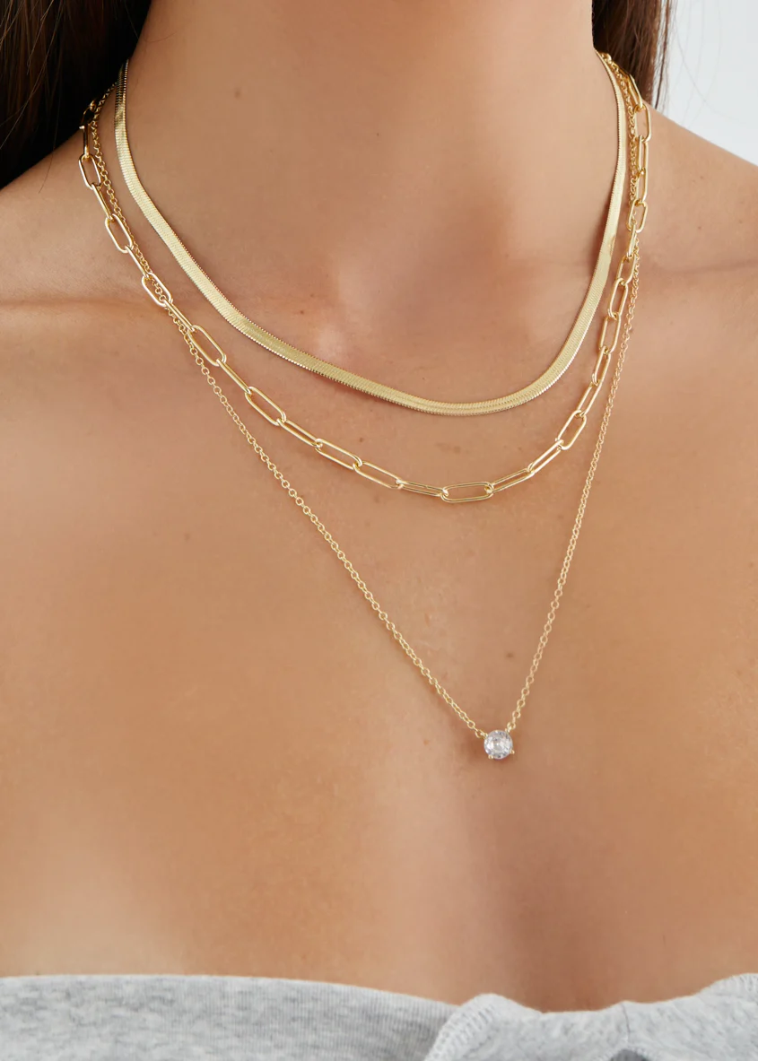 Loredana Necklace - Gold - Image 6