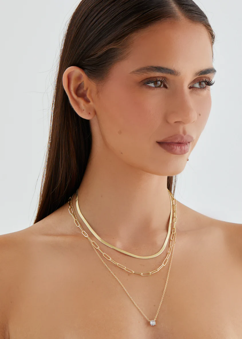 Loredana Necklace - Gold - Image 7