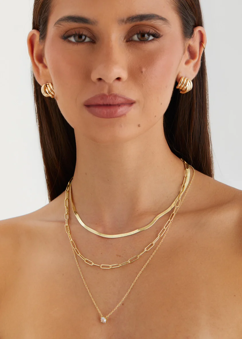 Loredana Necklace - Gold - Image 8