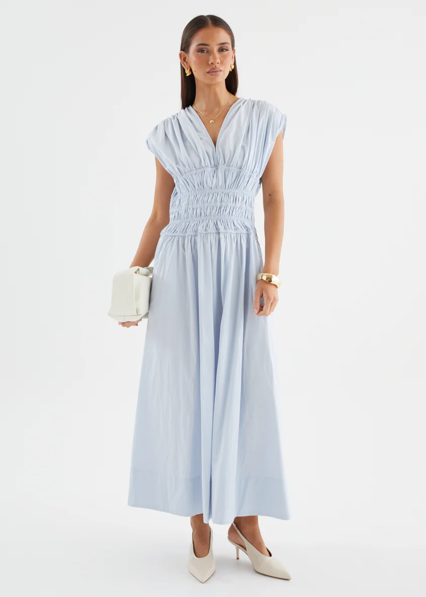 Lorriene Maxi Dress - Baby Blue - Image 3