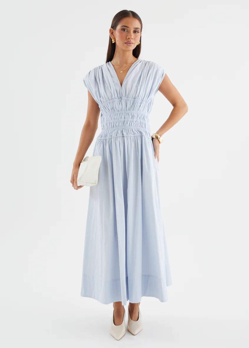 Lorriene Maxi Dress - Baby Blue - Image 6