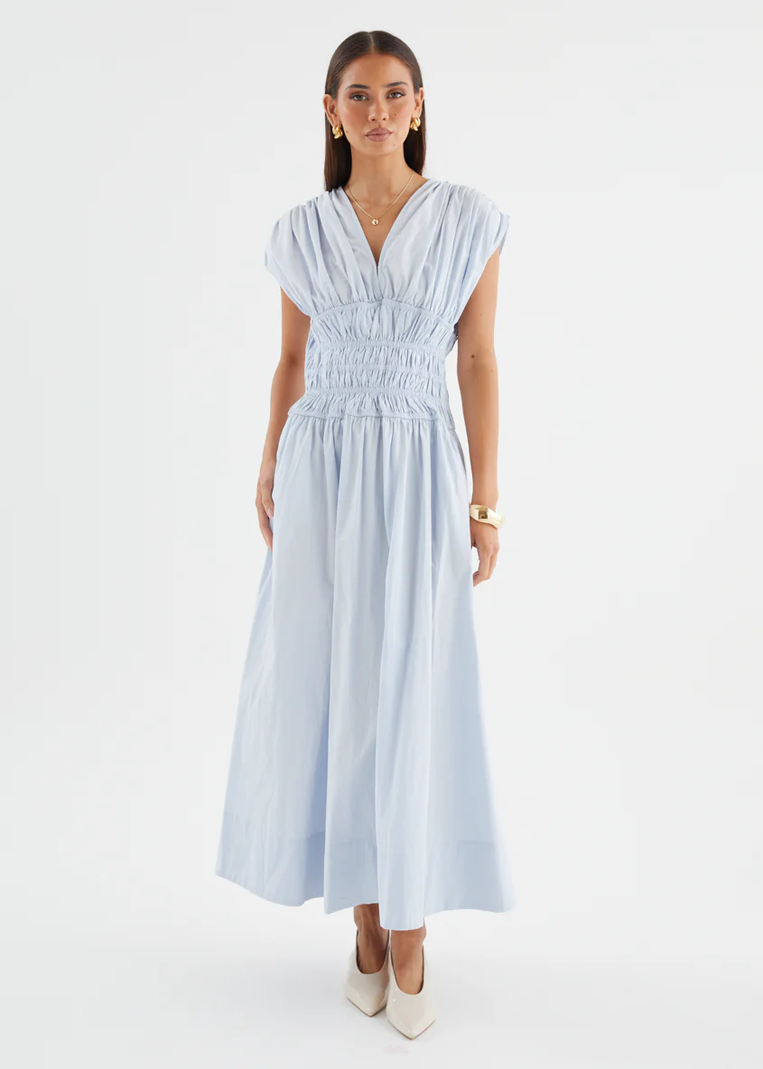 Lorriene Maxi Dress - Baby Blue - Image 7