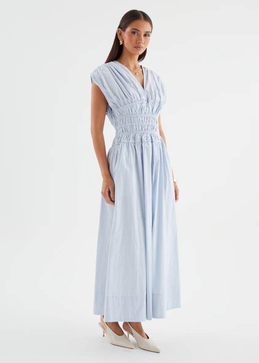 Lorriene Maxi Dress - Baby Blue - Image 8