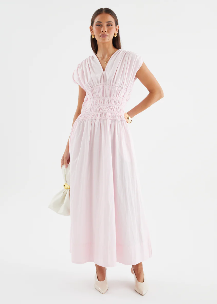 Lorriene Maxi Dress - Baby Pink
