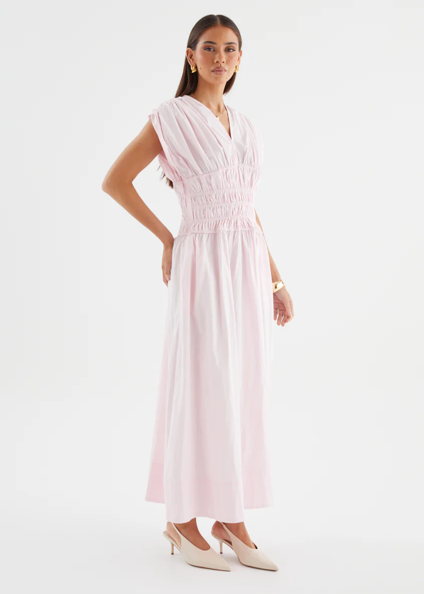 Lorriene Maxi Dress - Baby Pink - Image 6