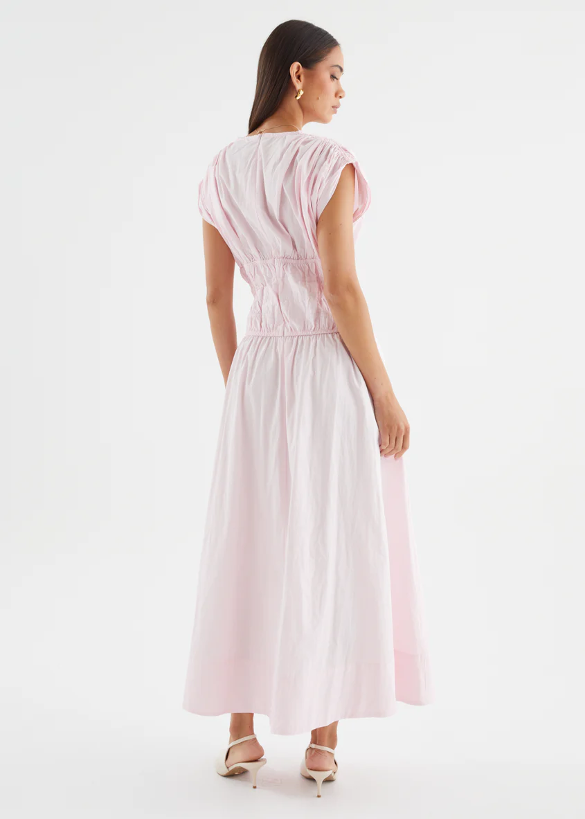 Lorriene Maxi Dress - Baby Pink - Image 7
