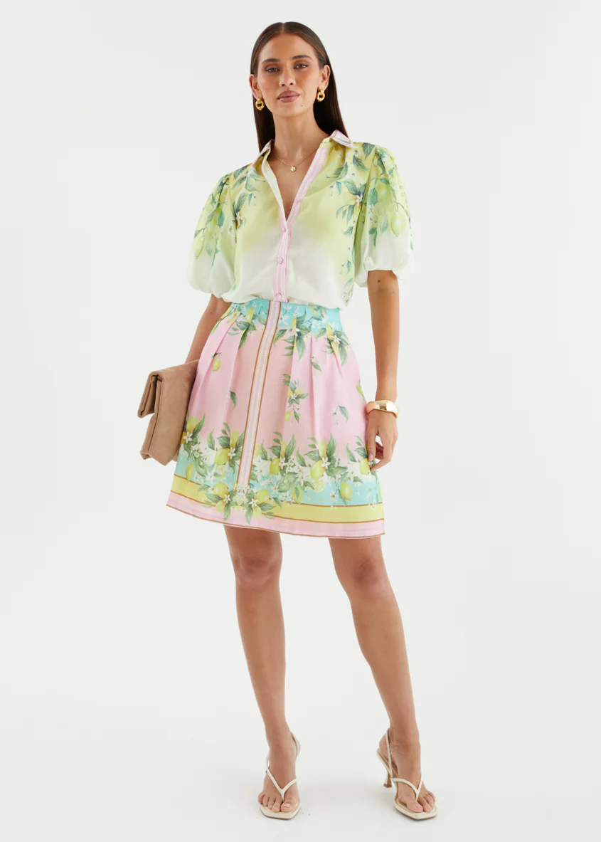 Lucey Skirt - Lemoncello - Image 2
