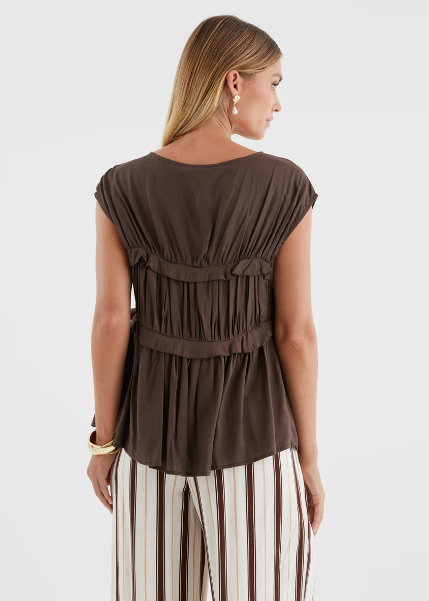 Lyanna Top - Chocolate - Image 6
