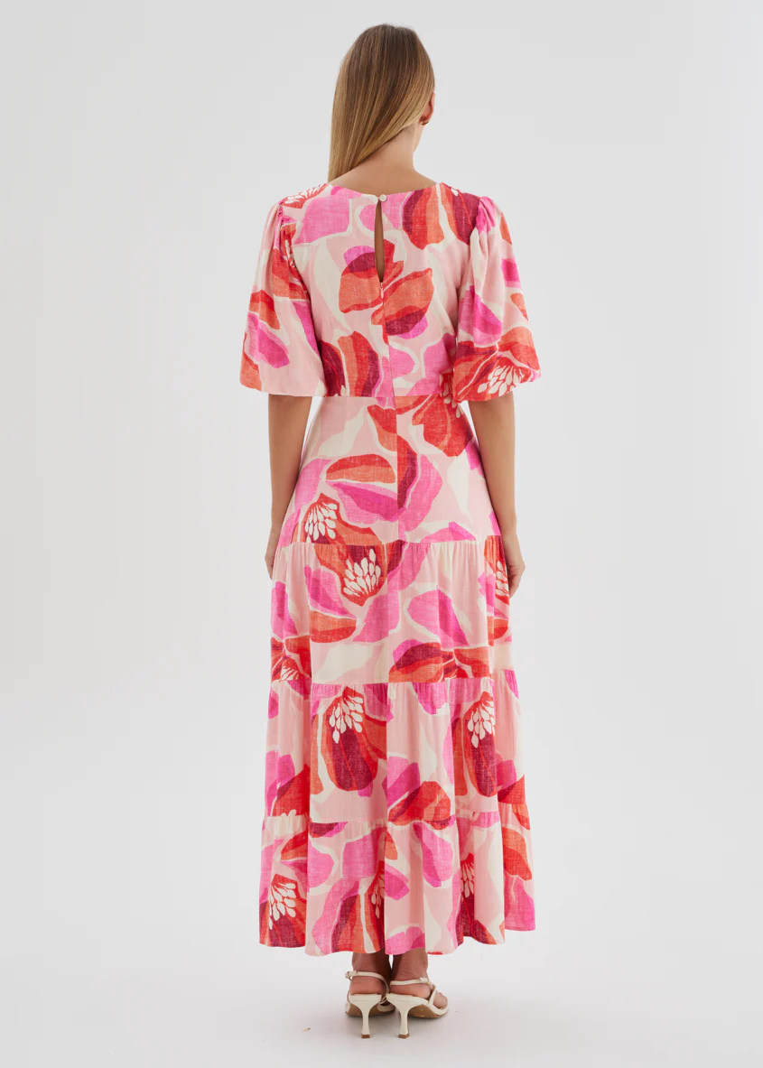 Lyndia Maxi Dress - Pink Rosalie - Image 6
