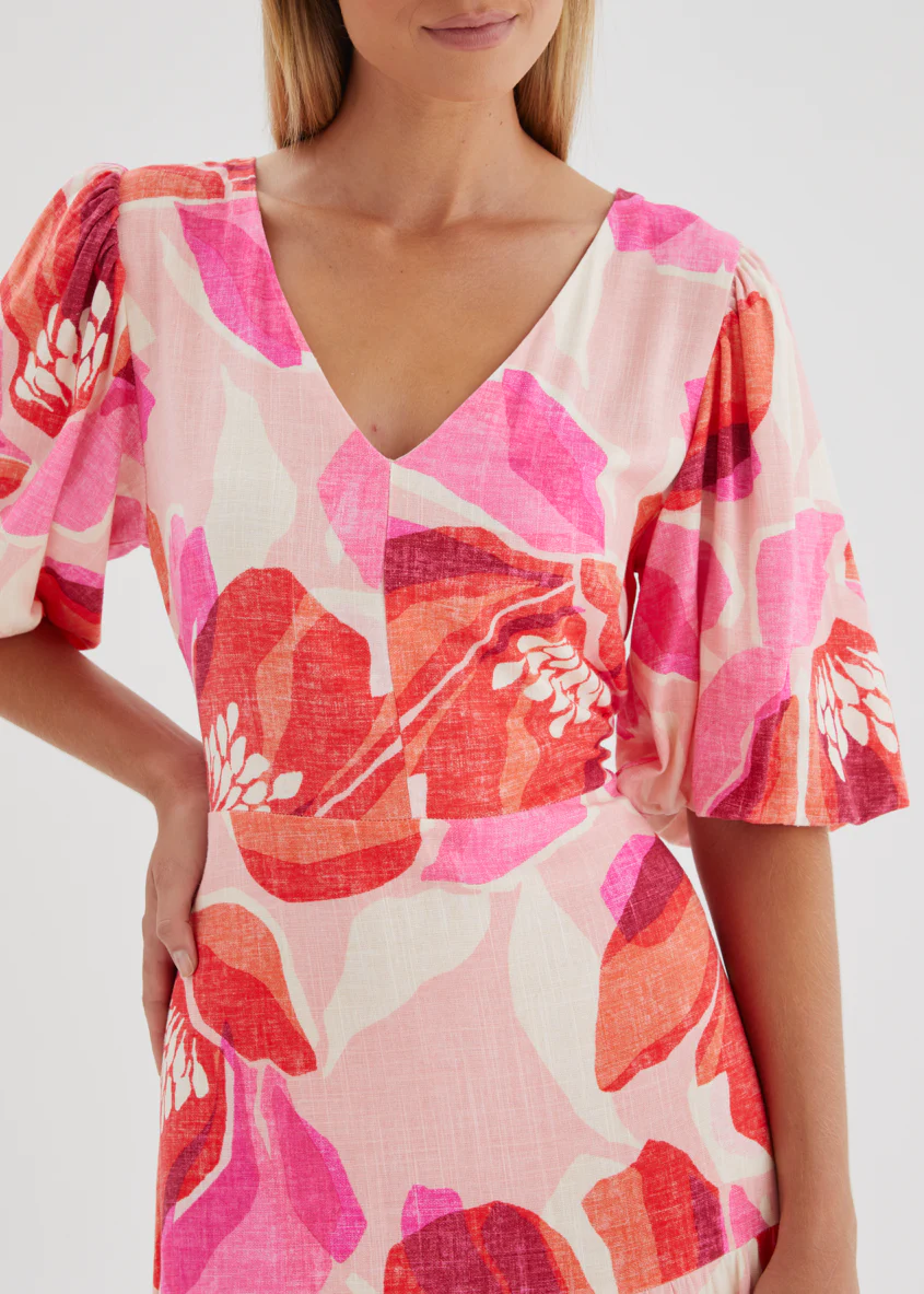 Lyndia Maxi Dress - Pink Rosalie - Image 8
