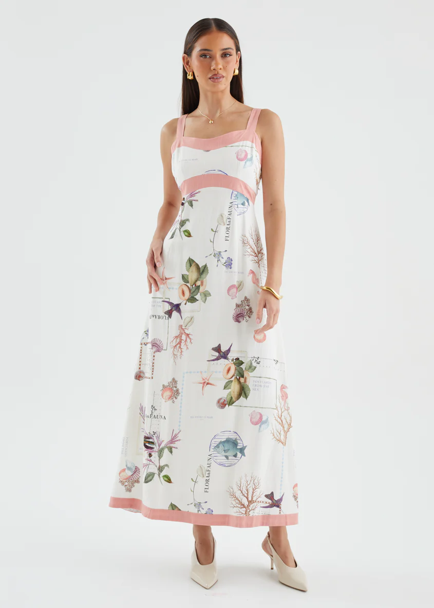 Lynell Maxi Dress - Isla Sol Pink - Image 2