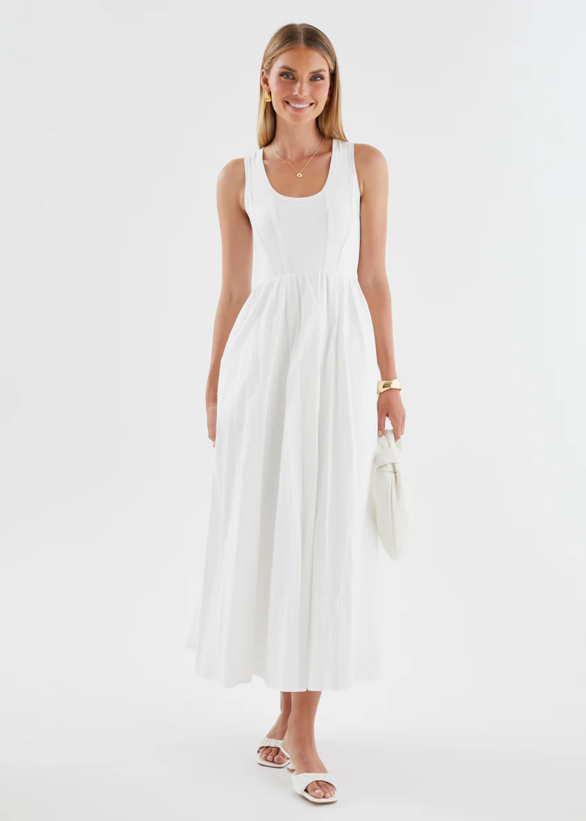 Maeko Maxi Dress - Off White - Image 2