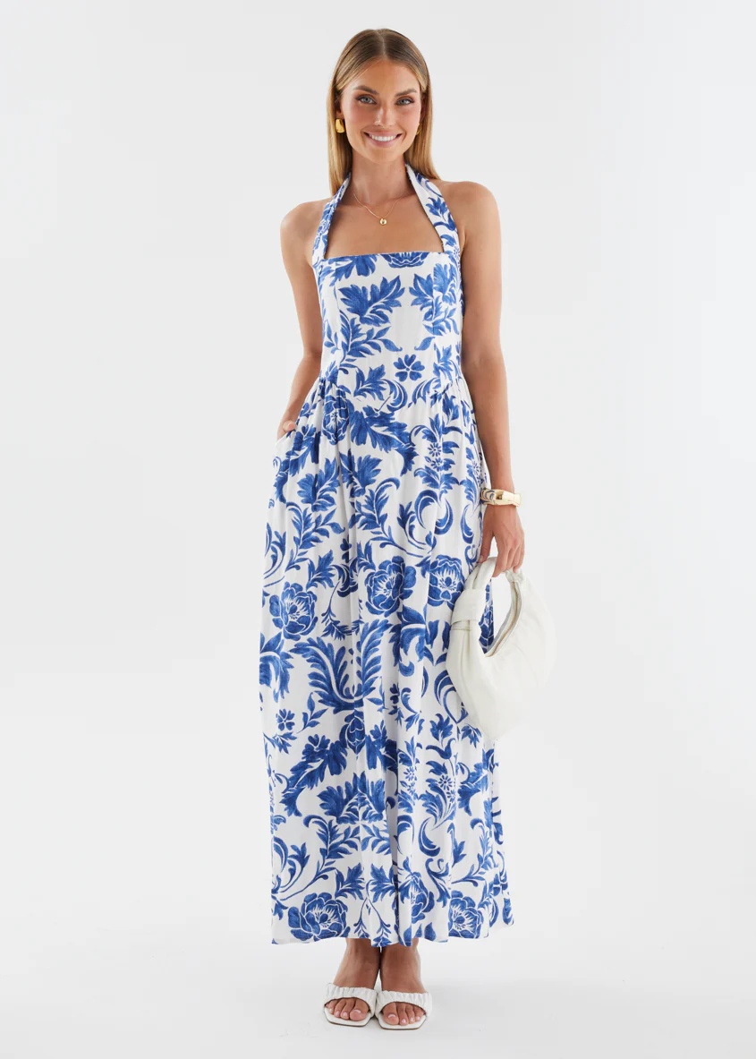 Mahiya Halter Maxi Dress - Baroque - Image 4