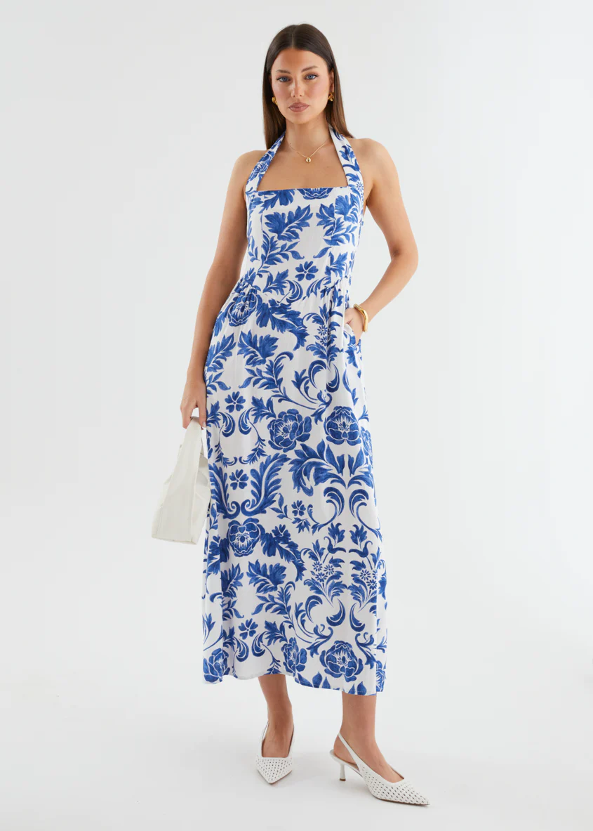 Mahiya Halter Maxi Dress - Baroque - Image 8