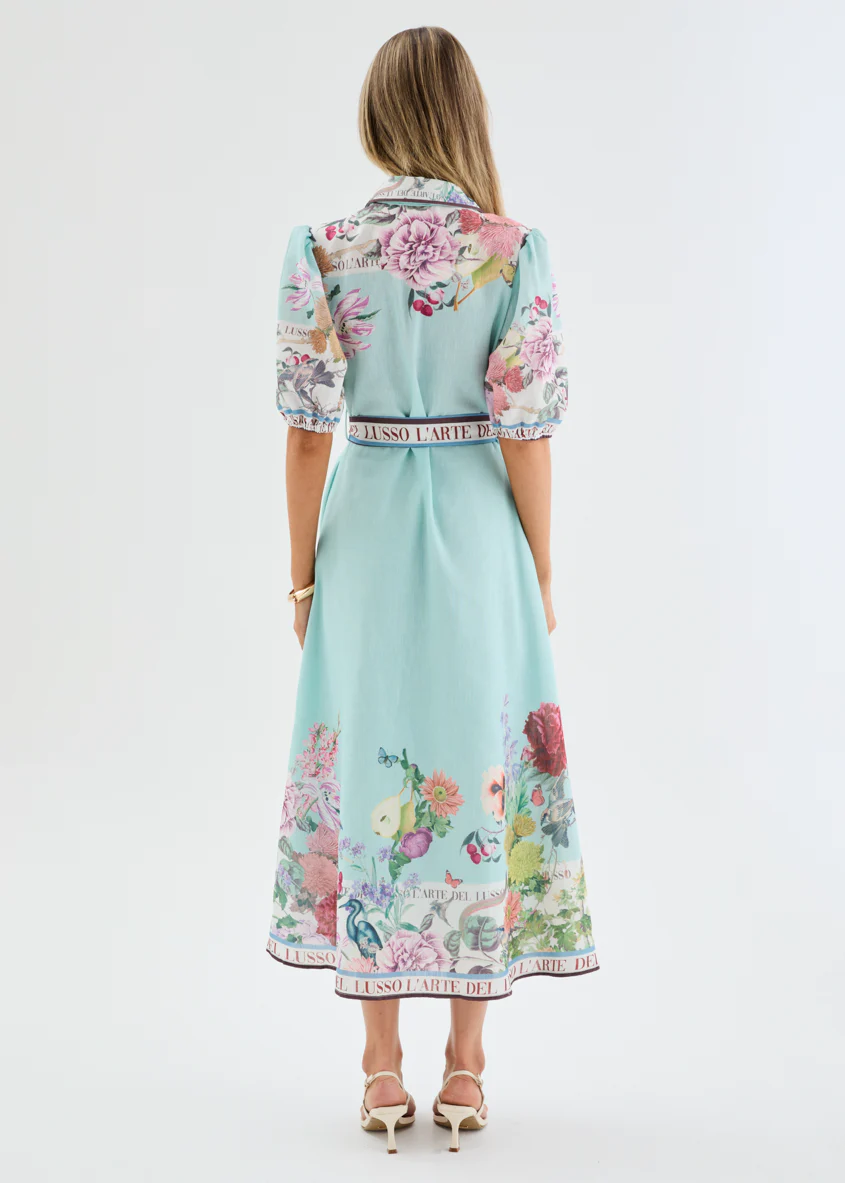 Majestic Midi Dress - Floral Frame - Image 5