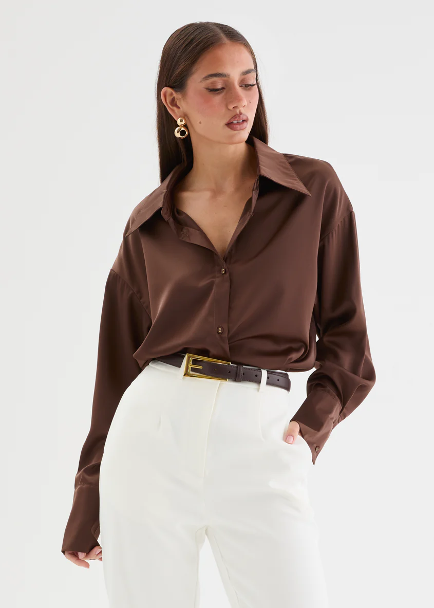 Marabel Shirt - Chocolate