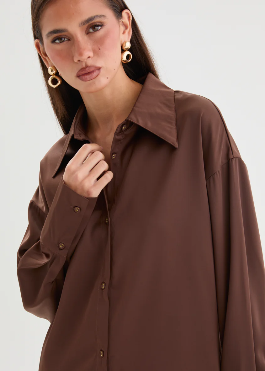 Marabel Shirt - Chocolate - Image 10