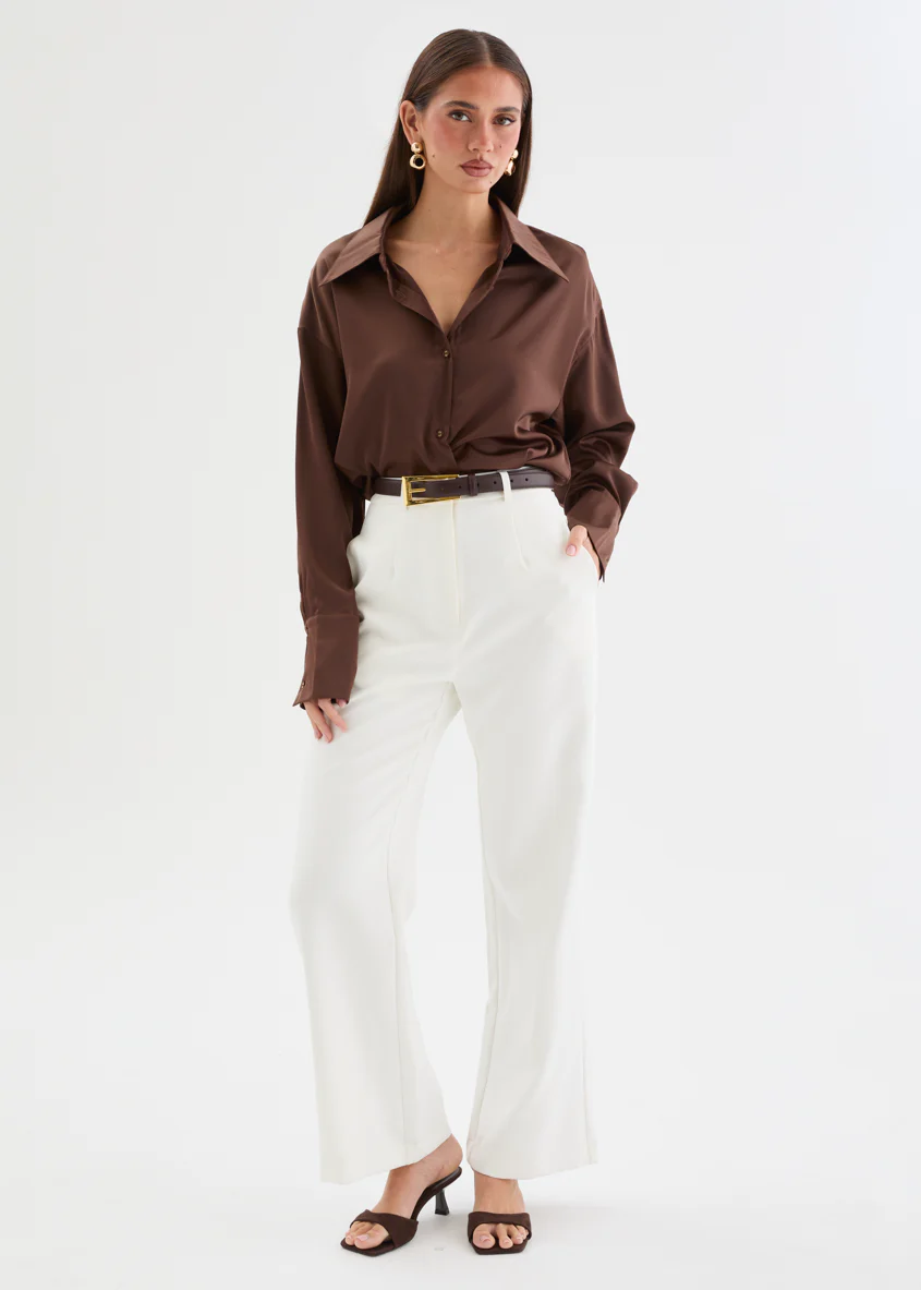 Marabel Shirt - Chocolate - Image 2