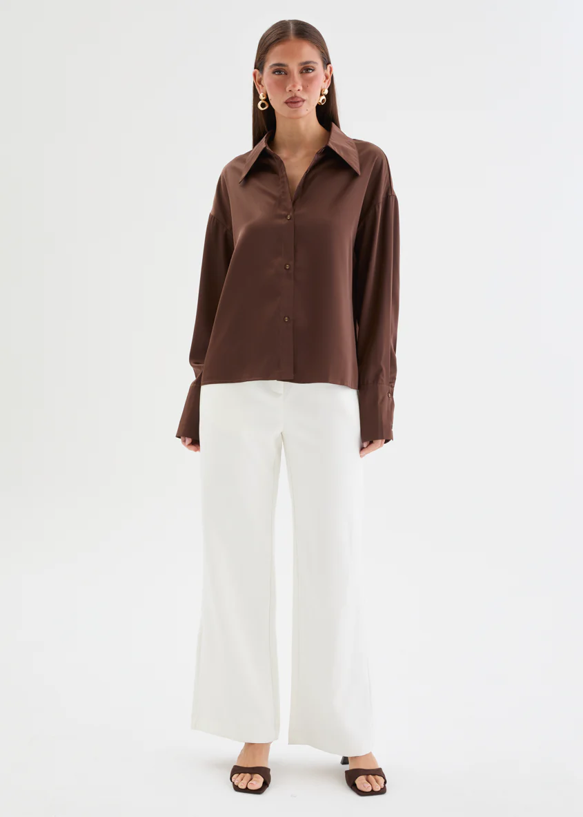 Marabel Shirt - Chocolate - Image 6