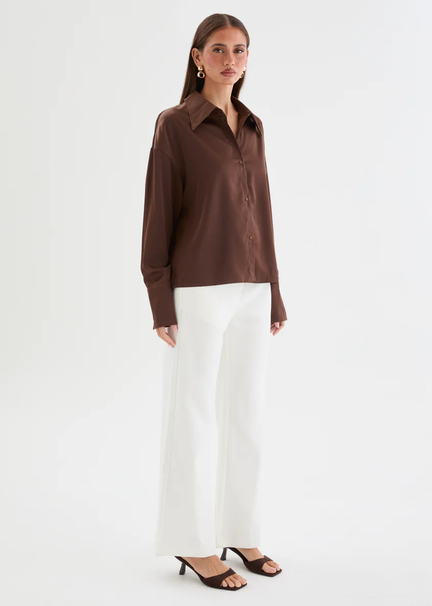 Marabel Shirt - Chocolate - Image 8