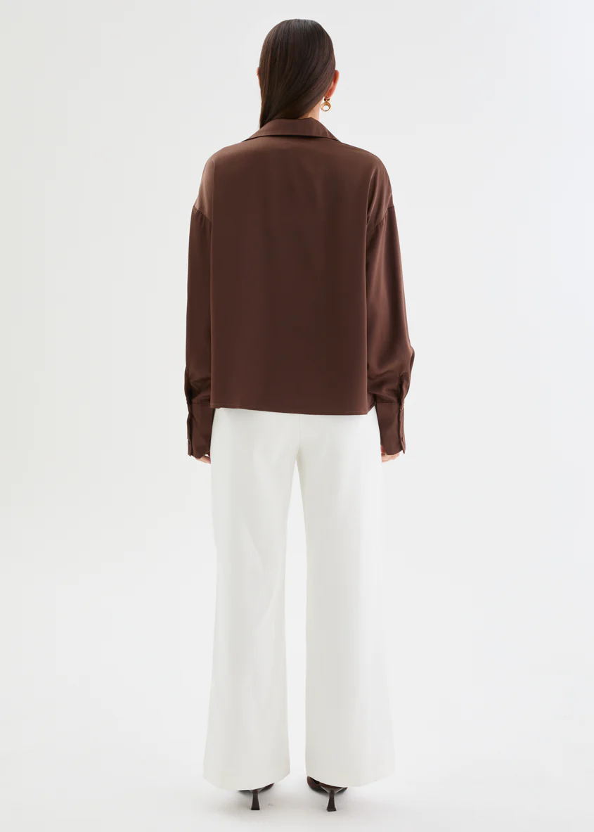 Marabel Shirt - Chocolate - Image 9