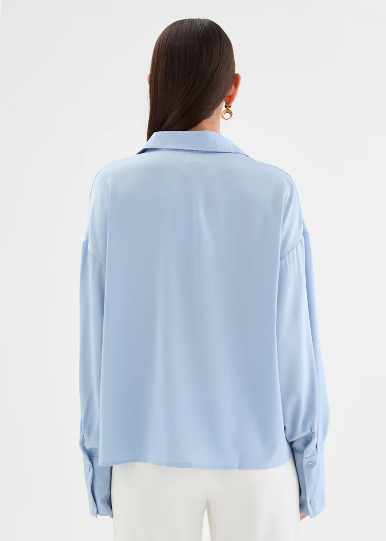 Marabel Shirt - Pale Blue - Image 10