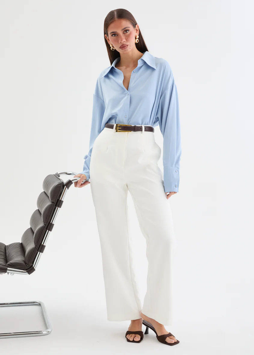 Marabel Shirt - Pale Blue - Image 2