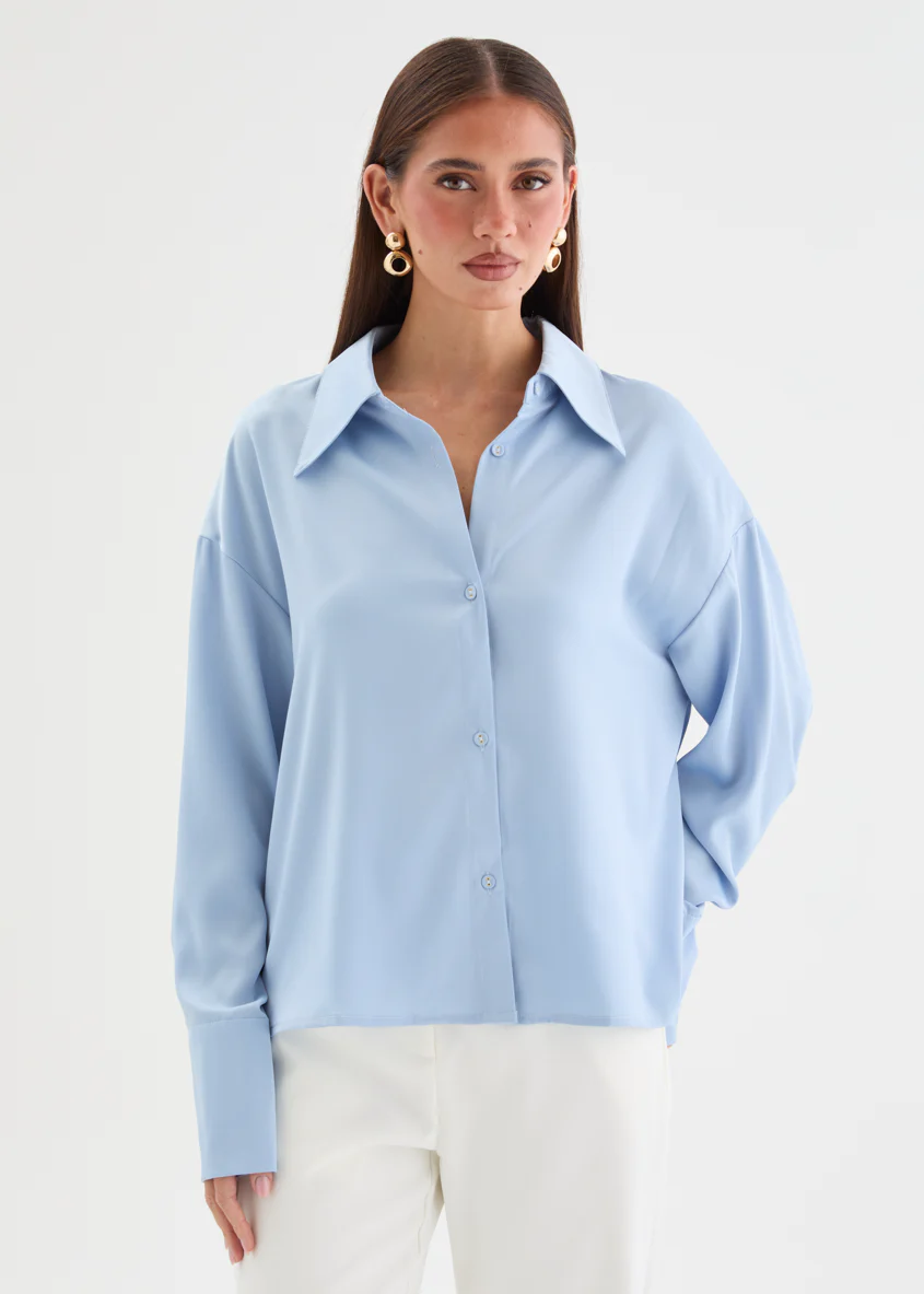 Marabel Shirt - Pale Blue - Image 6