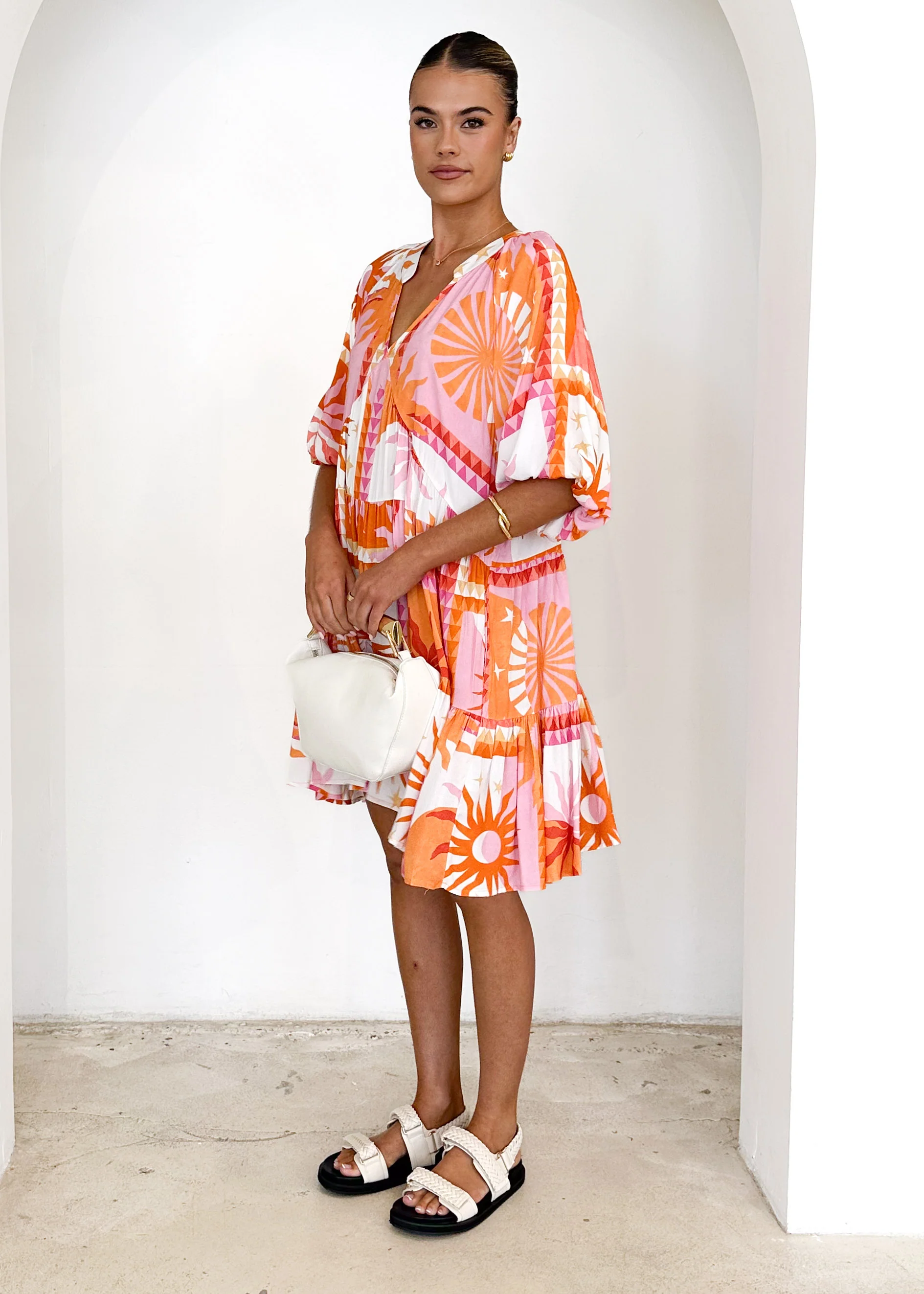 Maraja Dress - Orange Eliana - Image 4