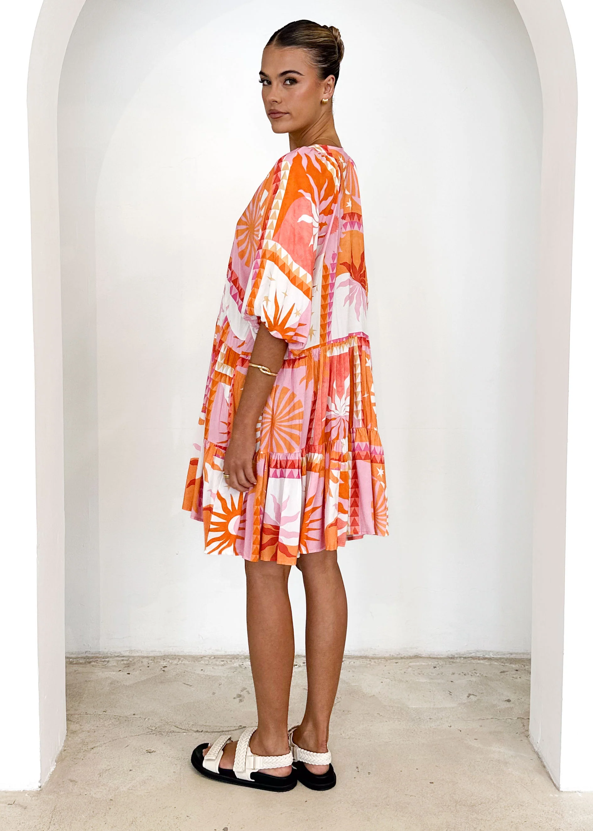 Maraja Dress - Orange Eliana - Image 5