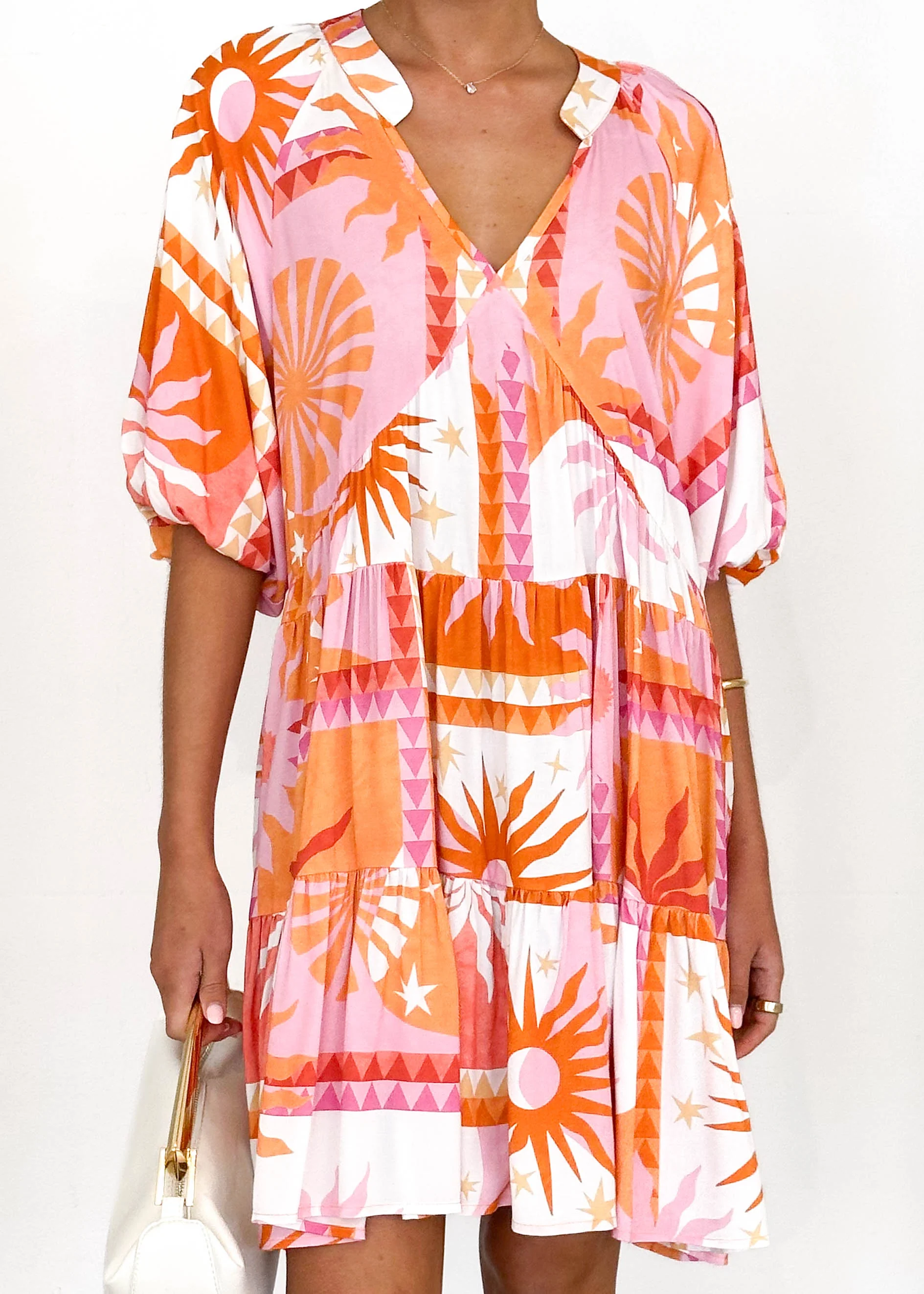Maraja Dress - Orange Eliana - Image 6