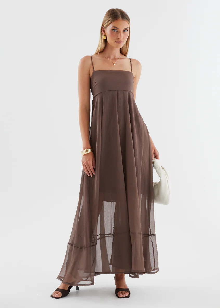 Marienne Maxi Dress - Espresso - Image 4