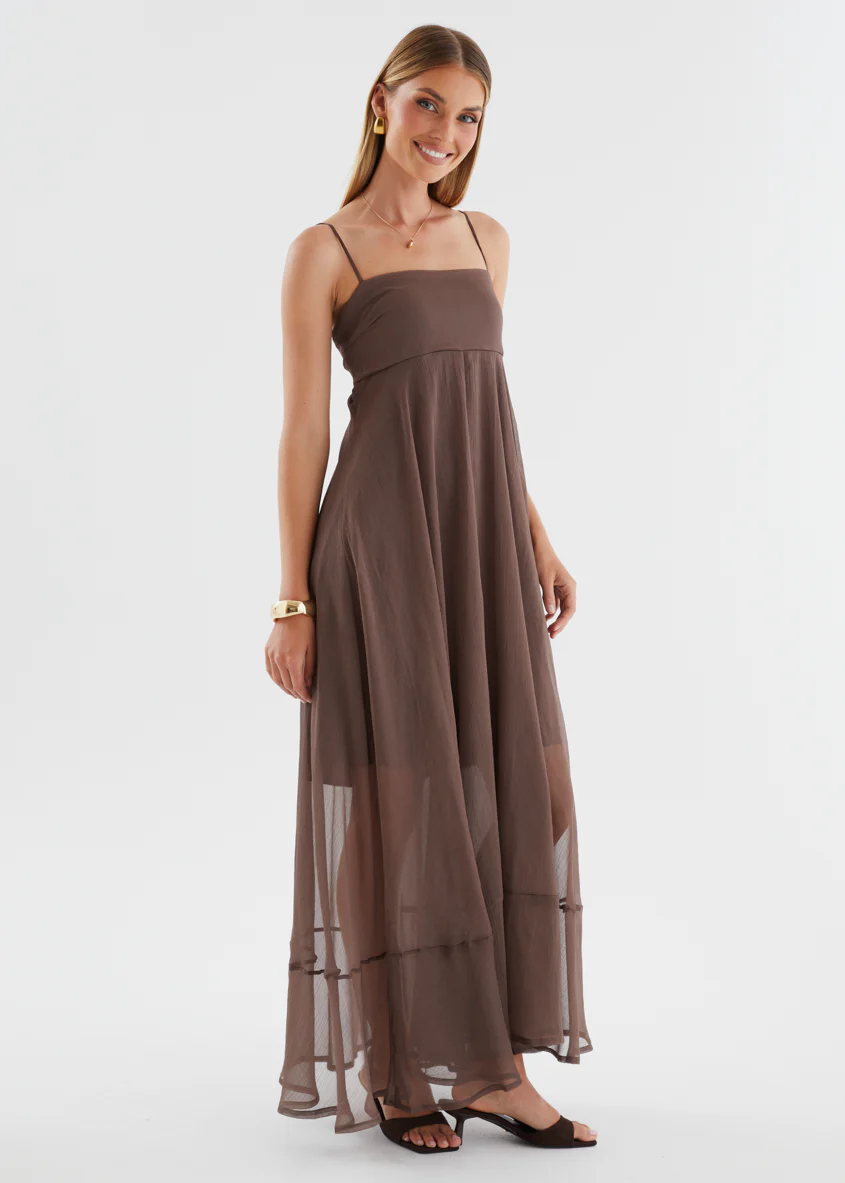 Marienne Maxi Dress - Espresso - Image 5