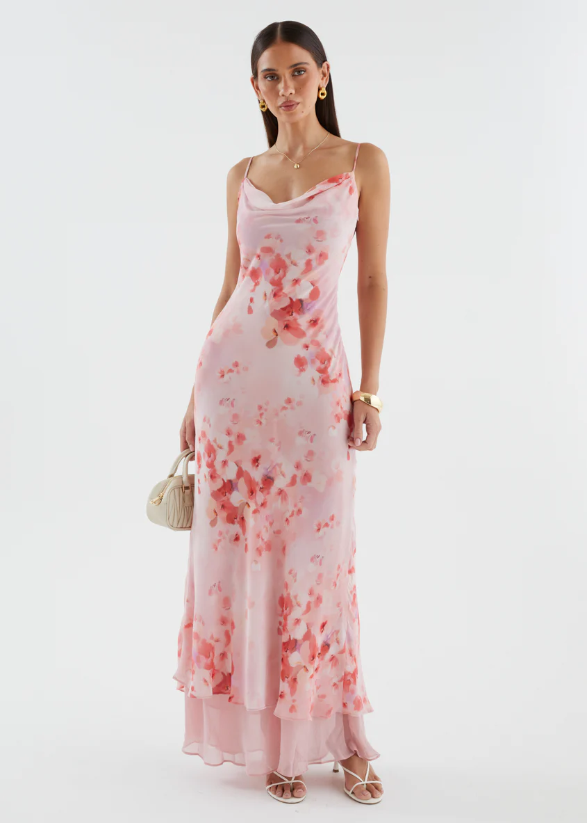 Marikah Maxi Dress - Blush Bloom