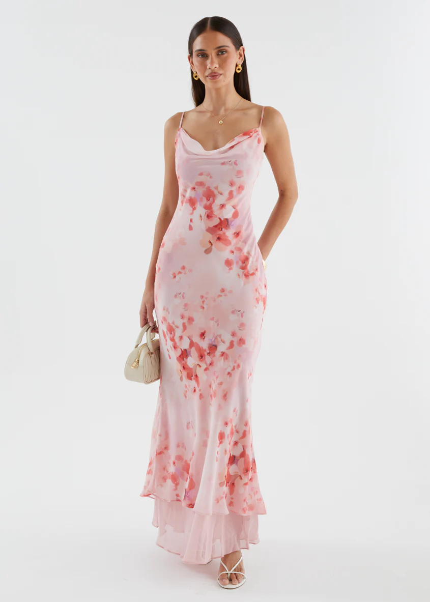 Marikah Maxi Dress - Blush Bloom - Image 3