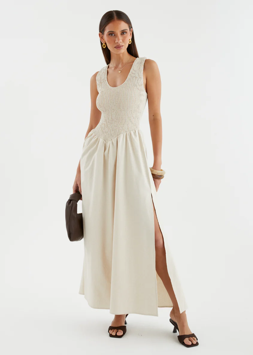 Marilee Maxi Dress - Beige - Image 3