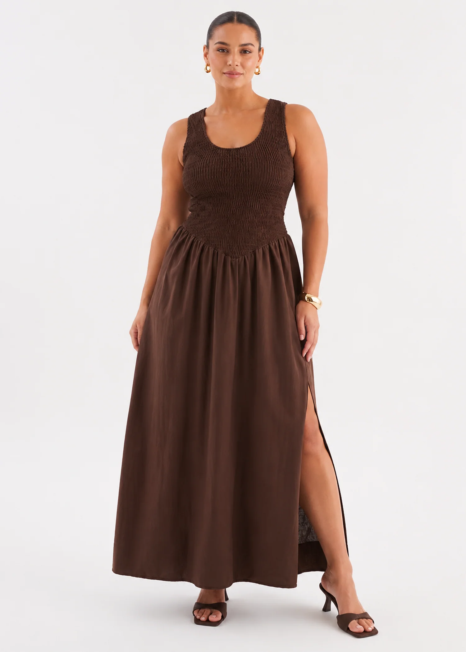 Marilee Maxi Dress - Espresso - Image 5